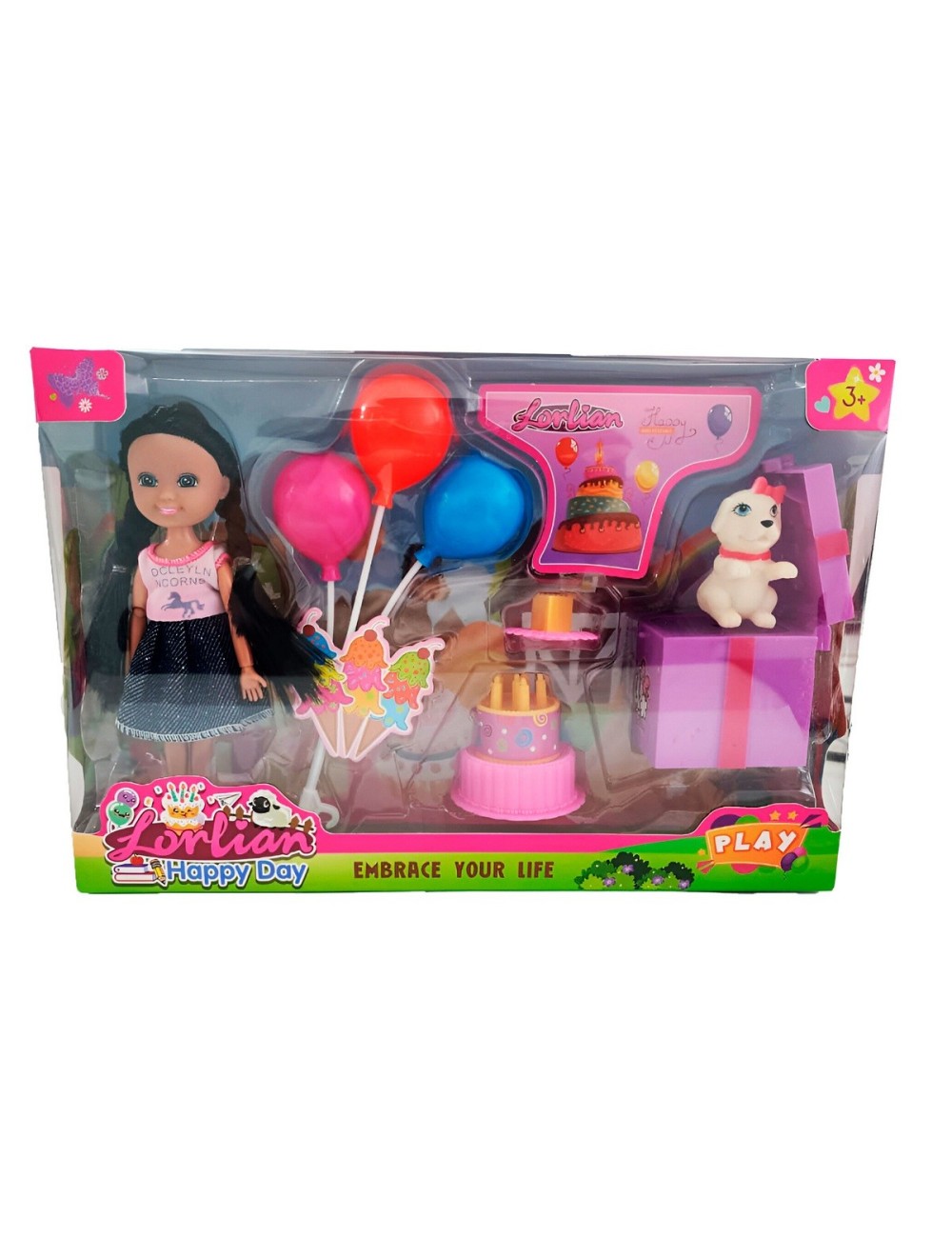 Muñeca Accesorios Fiesta Mascota Juguete Niñas Interactivo