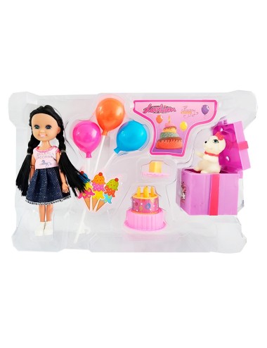 Muñeca Accesorios Fiesta Mascota Juguete Niñas Interactivo