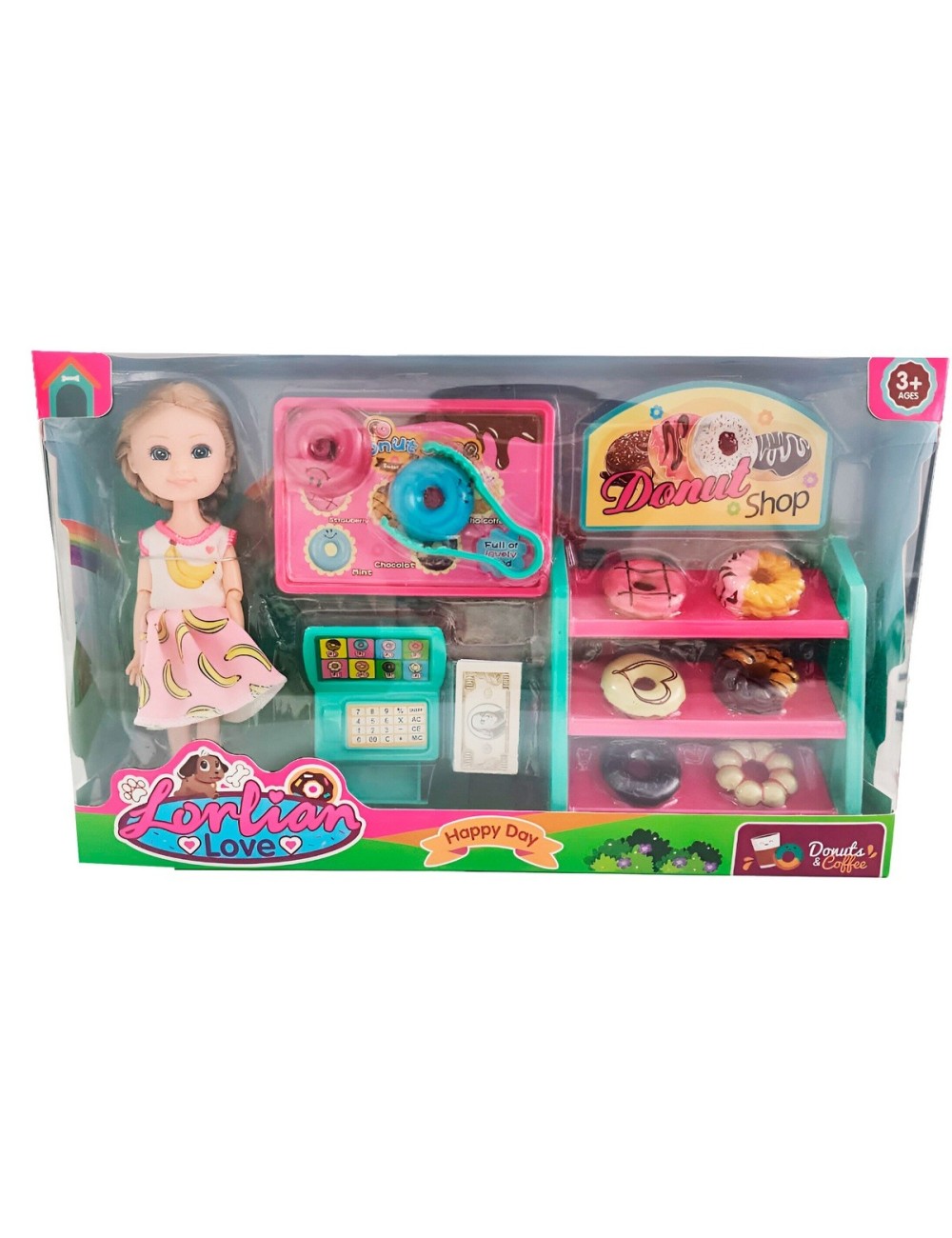 Muñeca Accesorios Tienda De Donas Juguete Niñas Interactivo