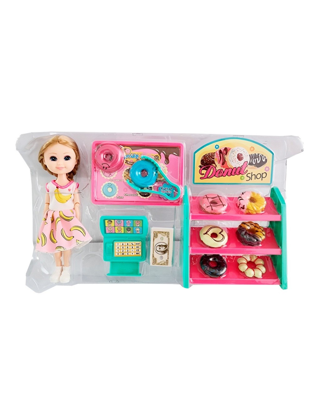Muñeca Accesorios Tienda De Donas Juguete Niñas Interactivo