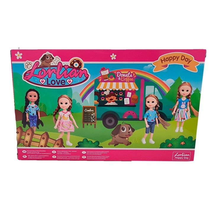 Muñeca Accesorios Tienda De Donas Juguete Niñas Interactivo