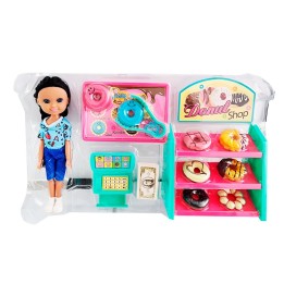 Muñeca Accesorios Tienda De Donas Juguete Niñas Interactivo