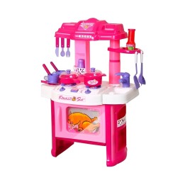 Cocina Juguete Interactiva Con Horno Utencilios Niñas