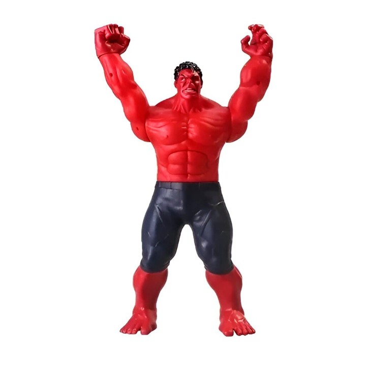 Figura Coleccionable Juguete Sonido Comic Hulk Rojo