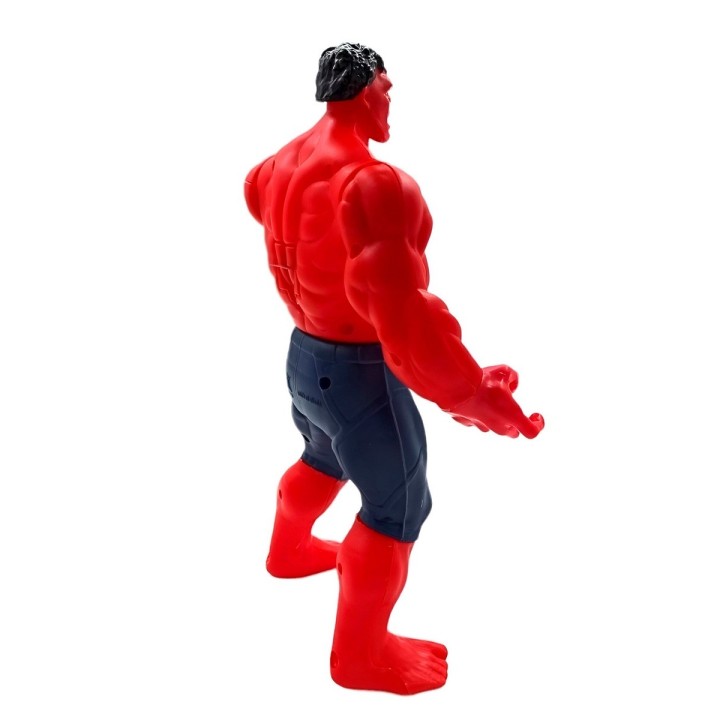 Figura Coleccionable Juguete Sonido Comic Hulk Rojo