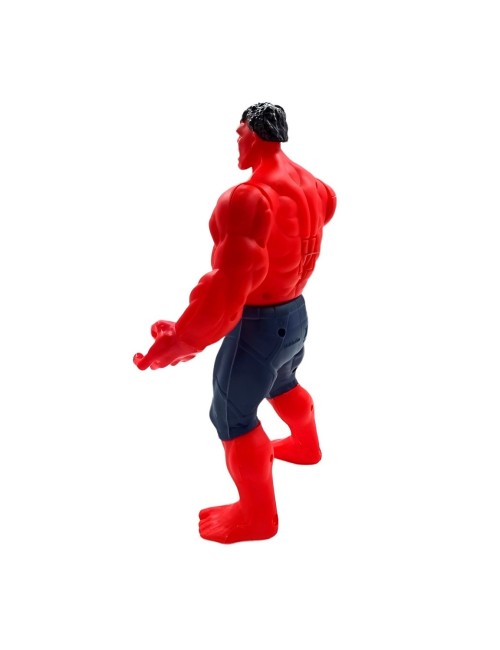 Figura Coleccionable Juguete Sonido Comic Hulk Rojo