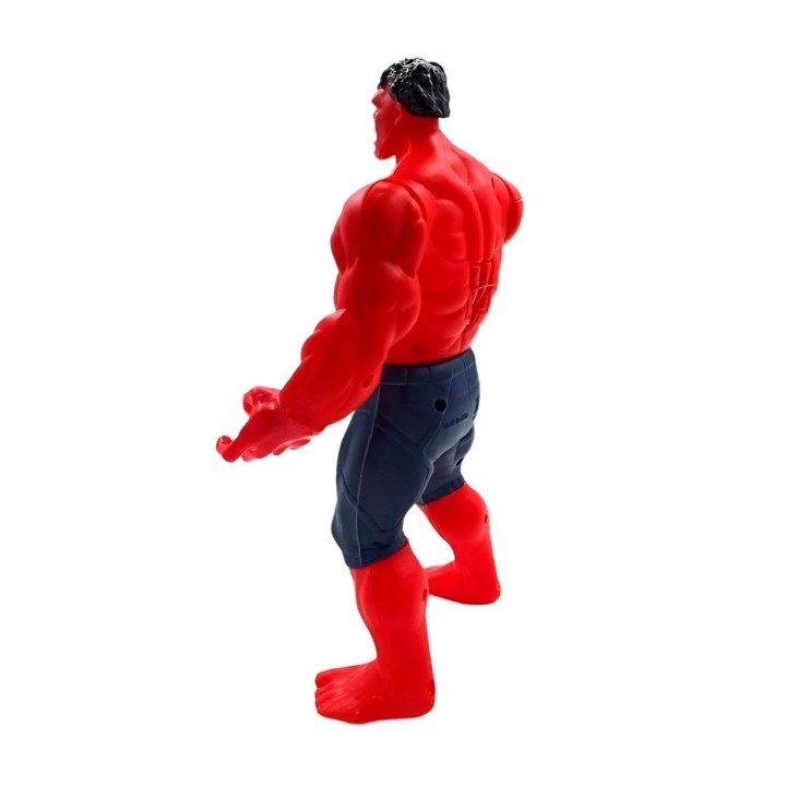 Figura Coleccionable Juguete Sonido Comic Hulk Rojo