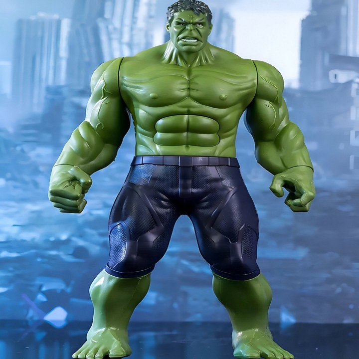 Figura Coleccionable Juguete Sonido Comic Hulk Verde