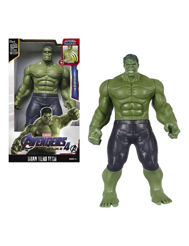Figura Coleccionable Juguete Sonido Comic Hulk Verde