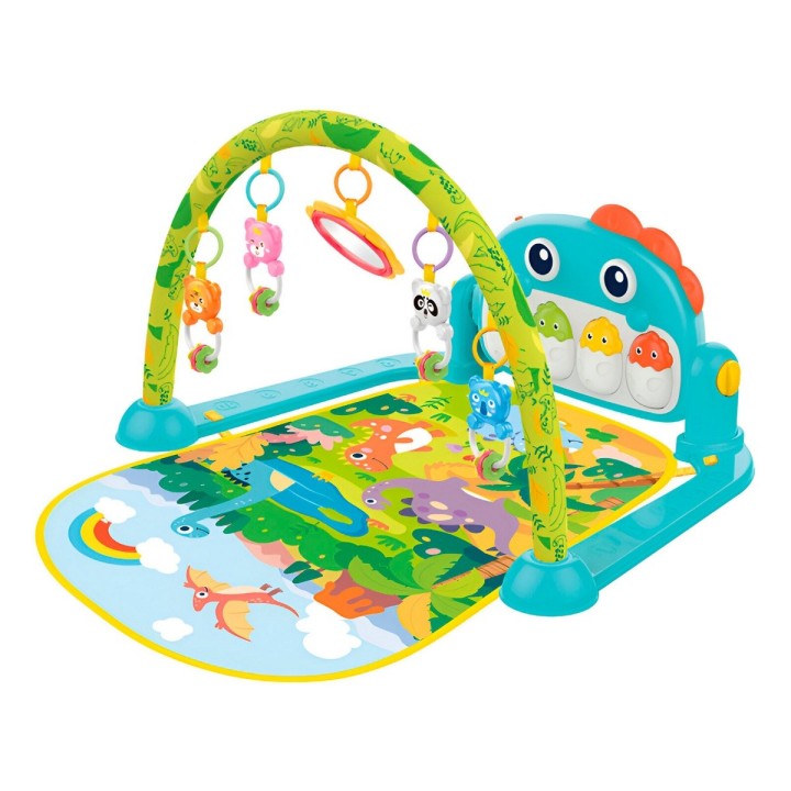Gimnasio Piano Fitness Tapete Sonajero Dinosaurios Musical