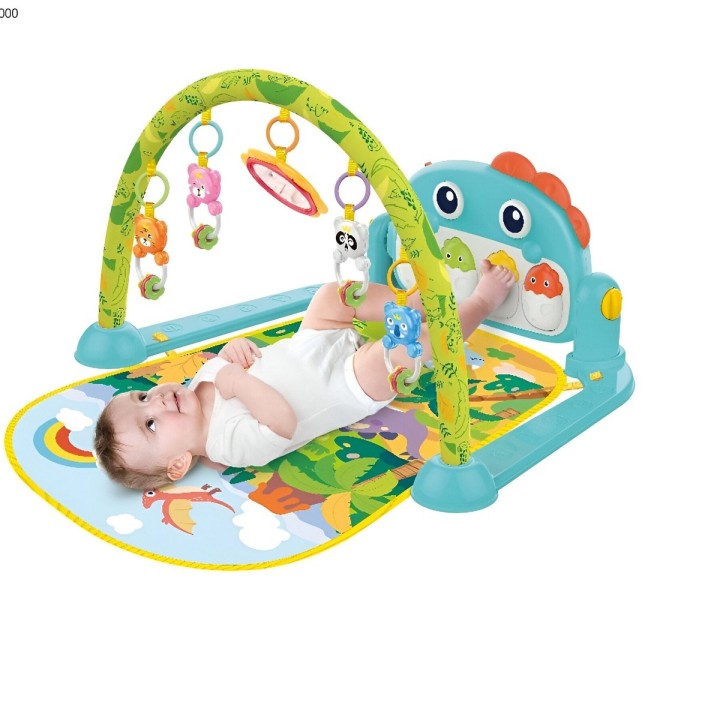 Gimnasio Piano Fitness Tapete Sonajero Dinosaurios Musical