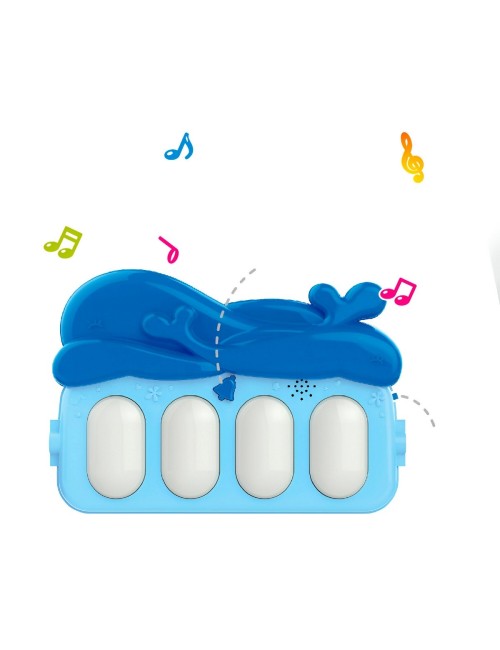 Gimnasio Piano Fitness Tapete Sonajero Peces Musical Bebes