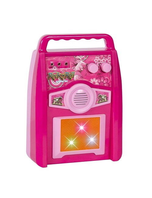 Guitarra Microfono Parlante Juguete Niñas Musica + Baterias