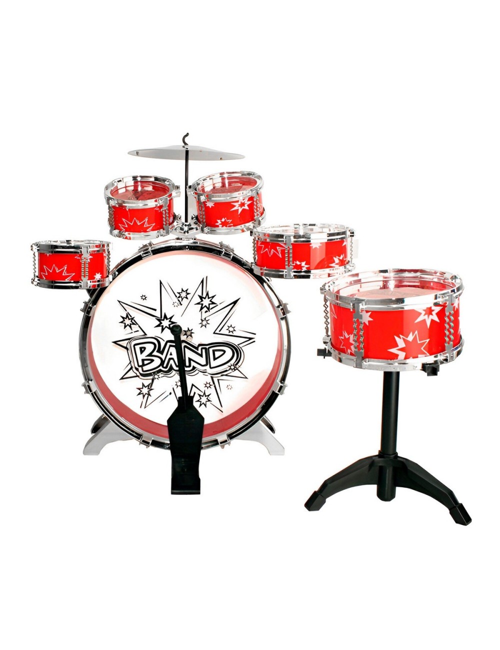Instrumento Musical Bateria Platos Juguete Niños Unisex