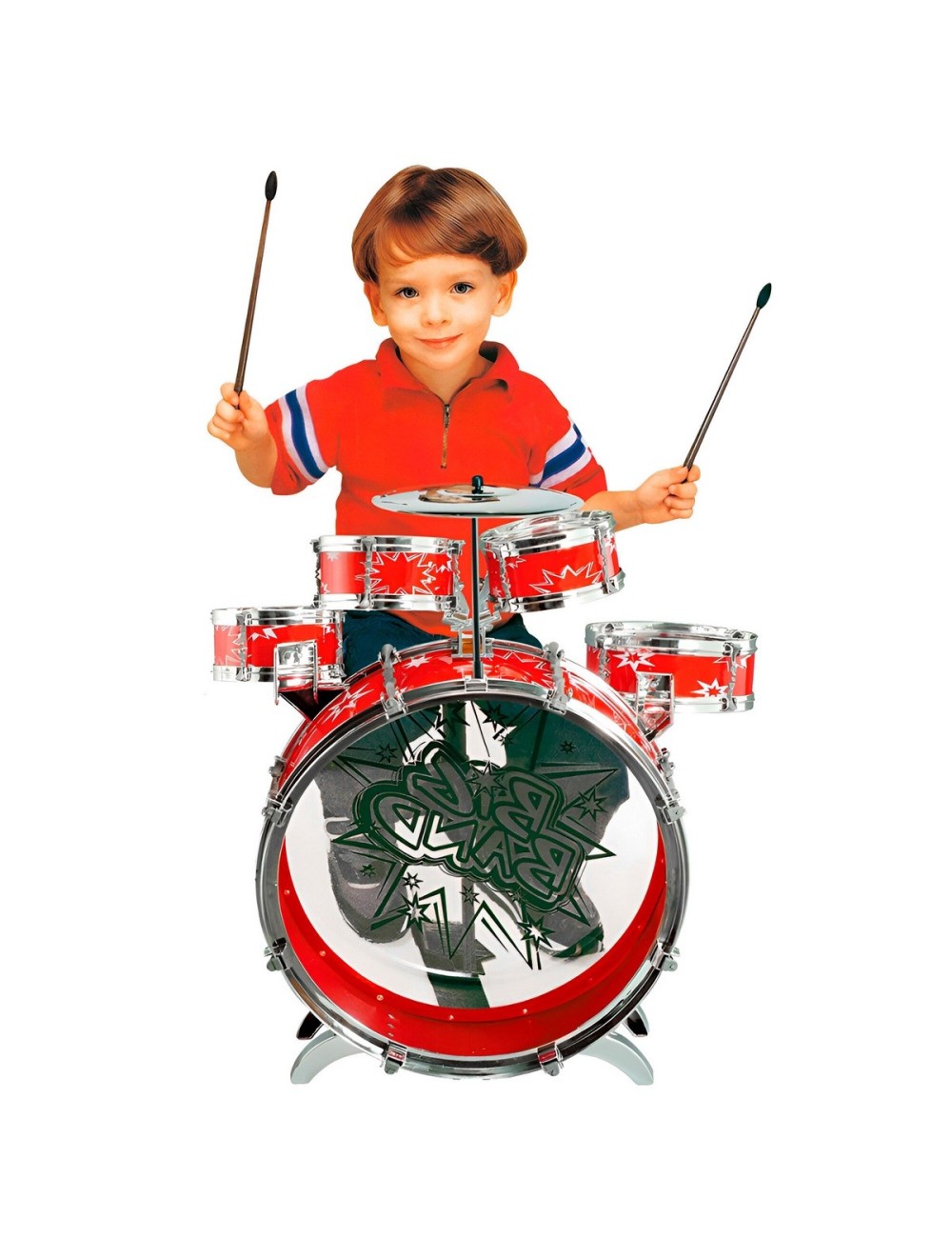 Instrumento Musical Bateria Platos Juguete Niños Unisex