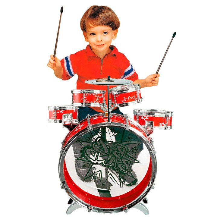 Instrumento Musical Bateria Platos Juguete Niños Unisex
