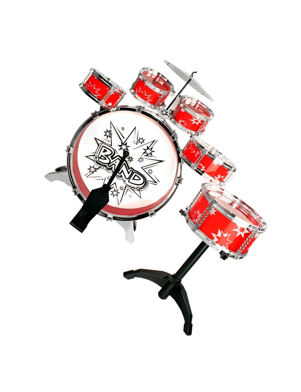 Instrumento Musical Bateria Platos Juguete Niños Unisex