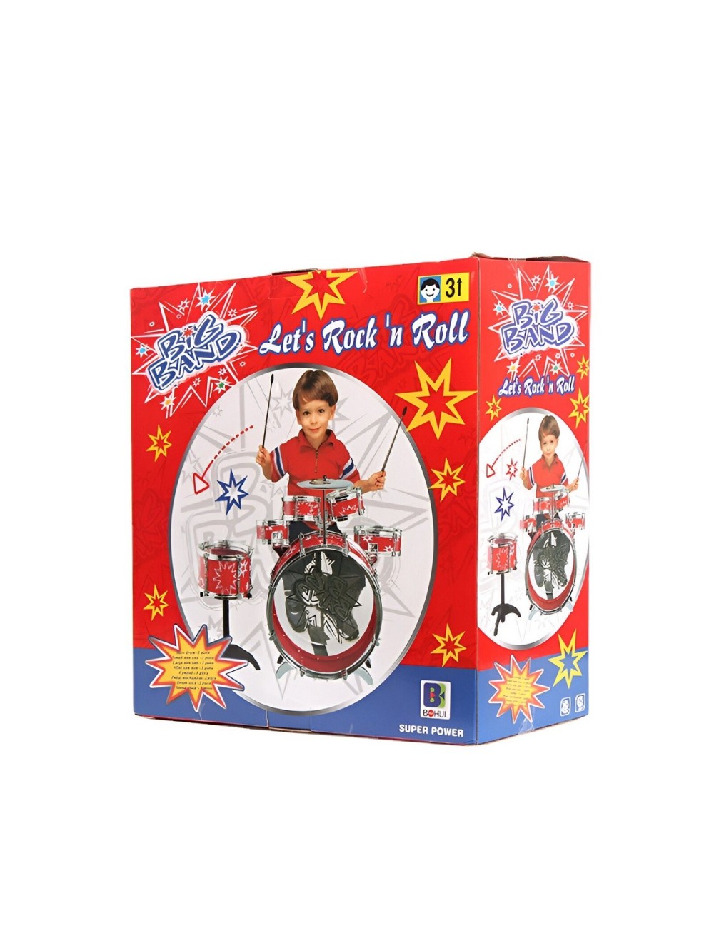 Instrumento Musical Bateria Platos Juguete Niños Unisex