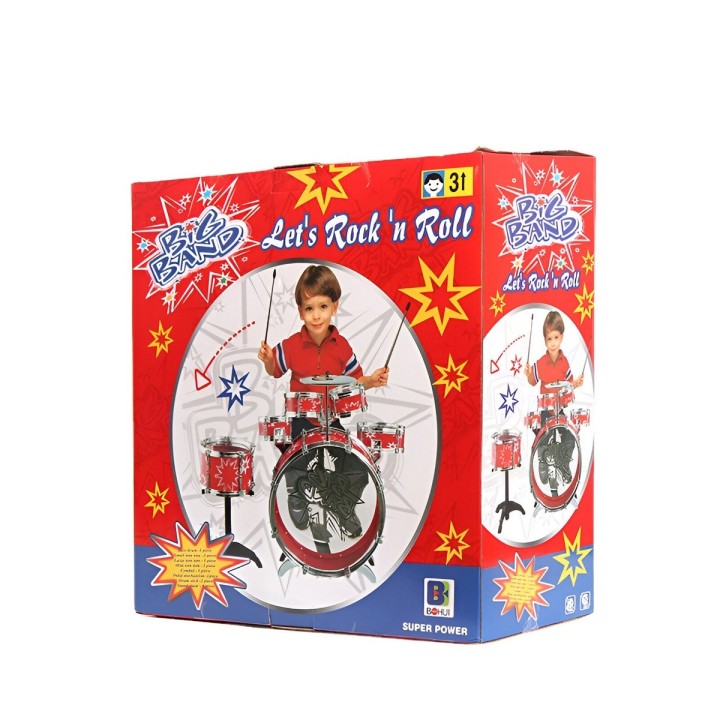 Instrumento Musical Bateria Platos Juguete Niños Unisex