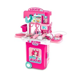 Maleta Armable 3 En 1 Accesorios Doctora Utencilios Juguete