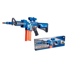 Pistola Ametralladora M4 Juguete Lanza Dardo Nerf + Bateria