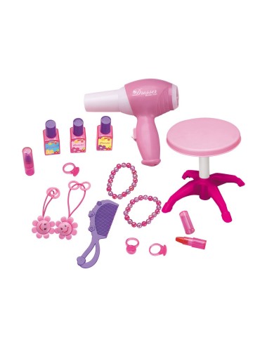 Set Maquillaje Tocador Grande Princesas Castillo Peinador