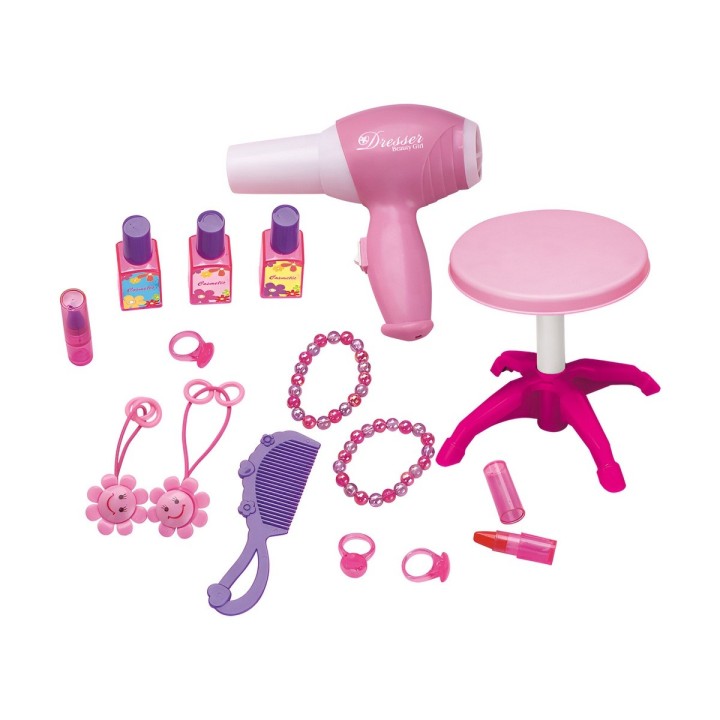 Set Maquillaje Tocador Grande Princesas Castillo Peinador