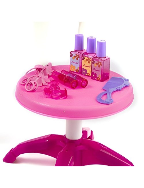 Set Maquillaje Tocador Grande Princesas Castillo Peinador