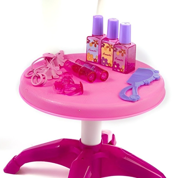 Set Maquillaje Tocador Grande Princesas Castillo Peinador
