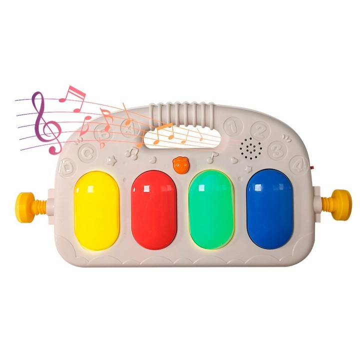 Gimnasio Piano Fitness Tapete Sonajero Buho Musical Bebes