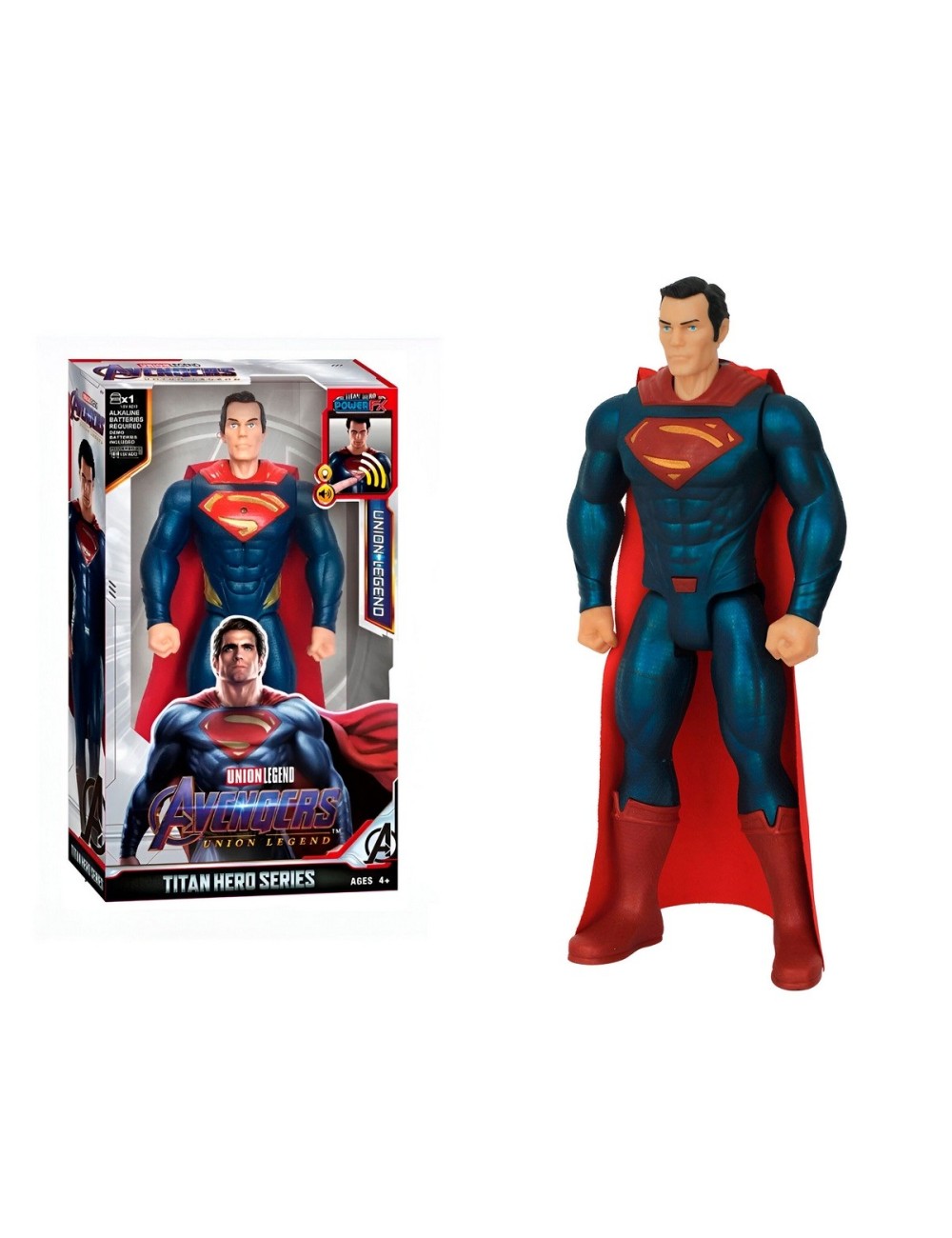 Figura Coleccionable Juguete Sonido Comic Superman