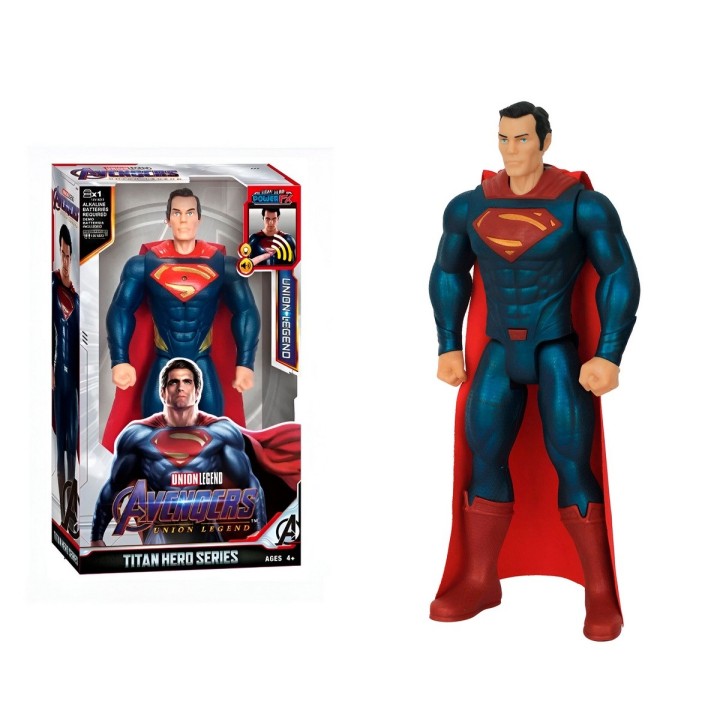 Figura Coleccionable Juguete Sonido Comic Superman