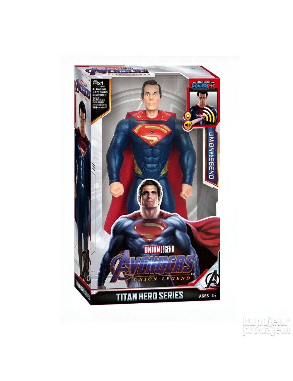 Figura Coleccionable Juguete Sonido Comic Superman