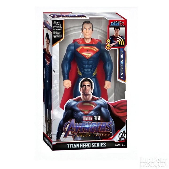 Figura Coleccionable Juguete Sonido Comic Superman
