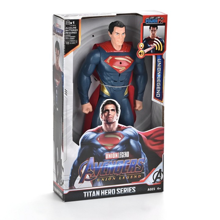 Figura Coleccionable Juguete Sonido Comic Superman