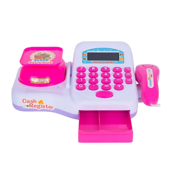 Caja Registradora Cash Interactiva Juguete Niña + Baterias
