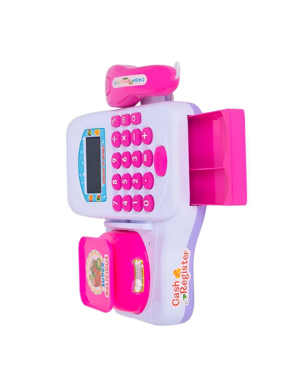 Caja Registradora Cash Interactiva Juguete Niña + Baterias