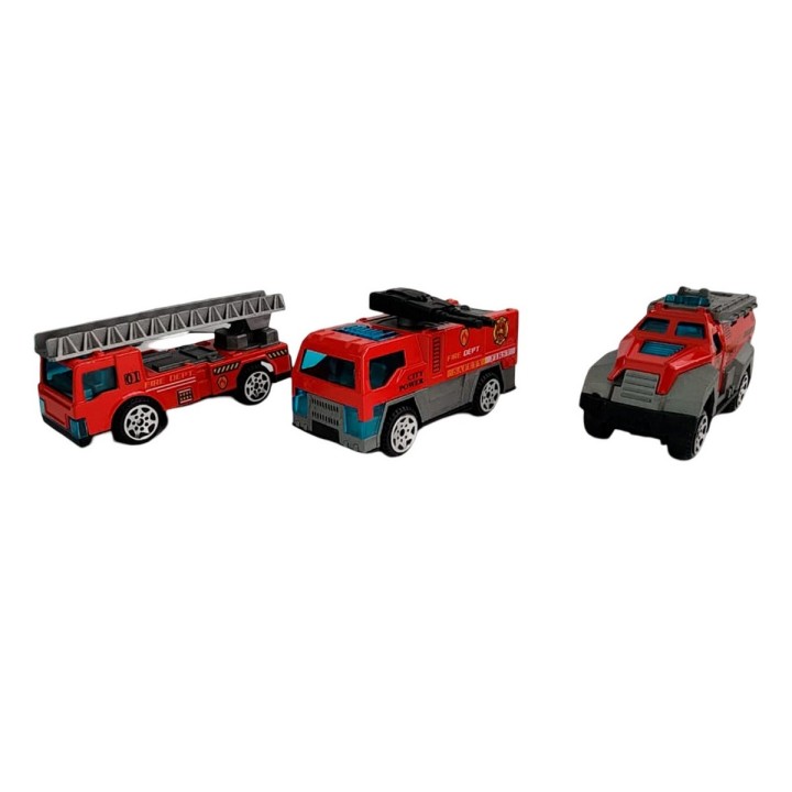 Camion Niñera Grua Camioneta Bus Bomberos Juguete Niños
