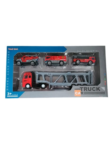 Camion Niñera Grua Camioneta Bus Bomberos Juguete Niños