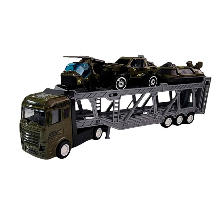 Camion Niñera Helicoperto Lancha Buggy Militar Juguete Niños
