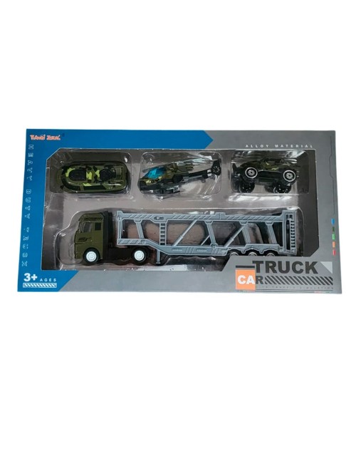 Camion Niñera Helicoperto Lancha Buggy Militar Juguete Niños