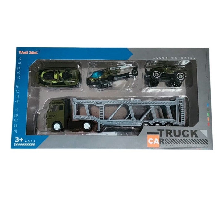 Camion Niñera Helicoperto Lancha Buggy Militar Juguete Niños