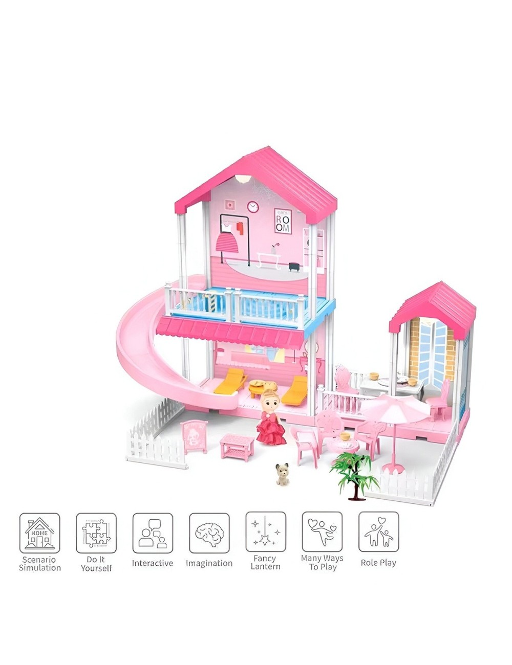 Casa Muñeca Accesorios Mascota Juguete Interactivo Niñas
