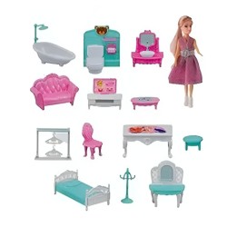 Casa Muñeca Accesorios Muebles Juguete Interactivo Niñas