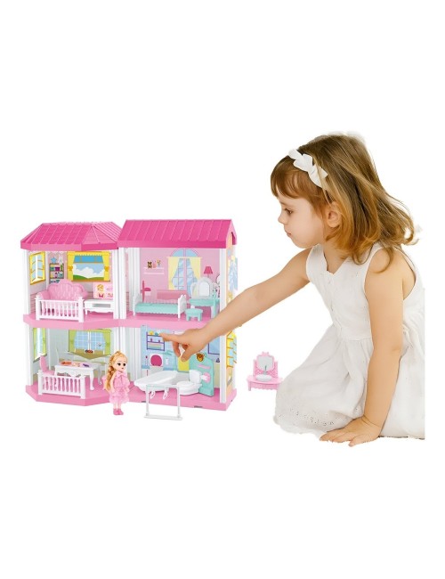 Casa Muñeca Accesorios Muebles Juguete Interactivo Niñas