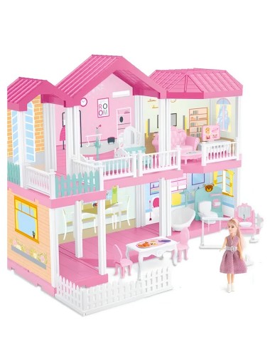 Casa Muñeca Accesorios Muebles Juguete Interactivo Niñas
