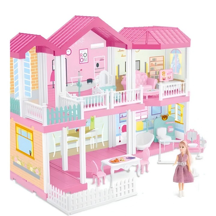 Casa Muñeca Accesorios Muebles Juguete Interactivo Niñas
