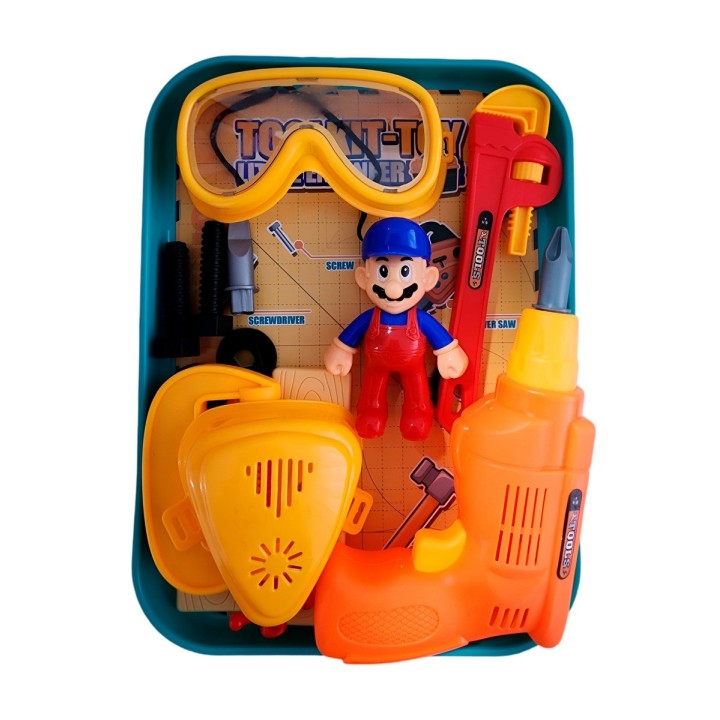 Juguete Niños Set De Herramientas Juego Kit Constructor