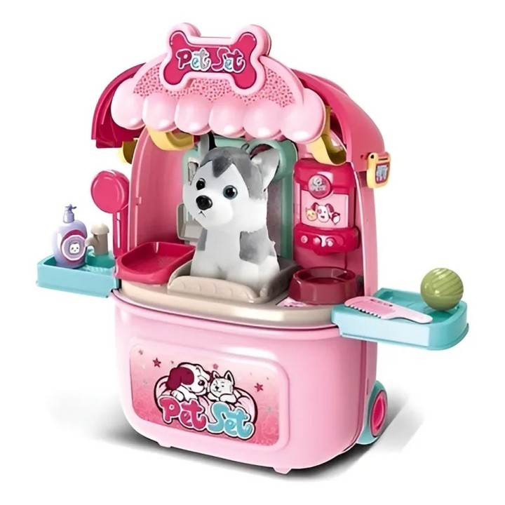 Maleta Bolso Mascota Veterinaria Portatil Juguete Niñas