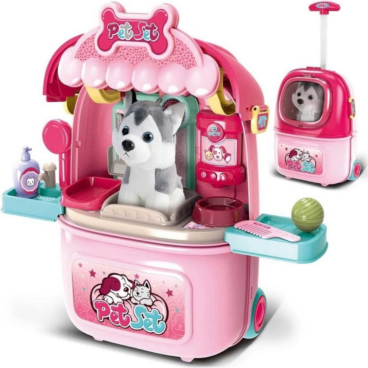 Maleta Bolso Mascota Veterinaria Portatil Juguete Niñas